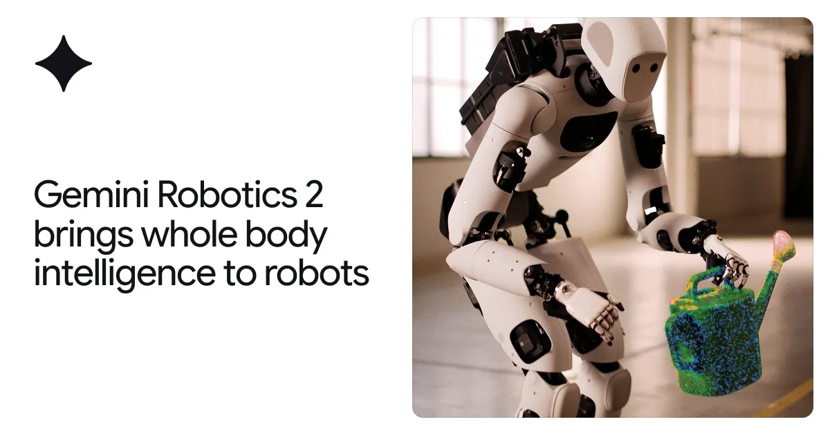 Google DeepMind Gemini Robotics 2 demonstration with a robot handling an object