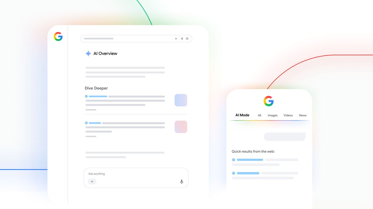 Google Search image accompanying changes to inline source links in AI experiences.