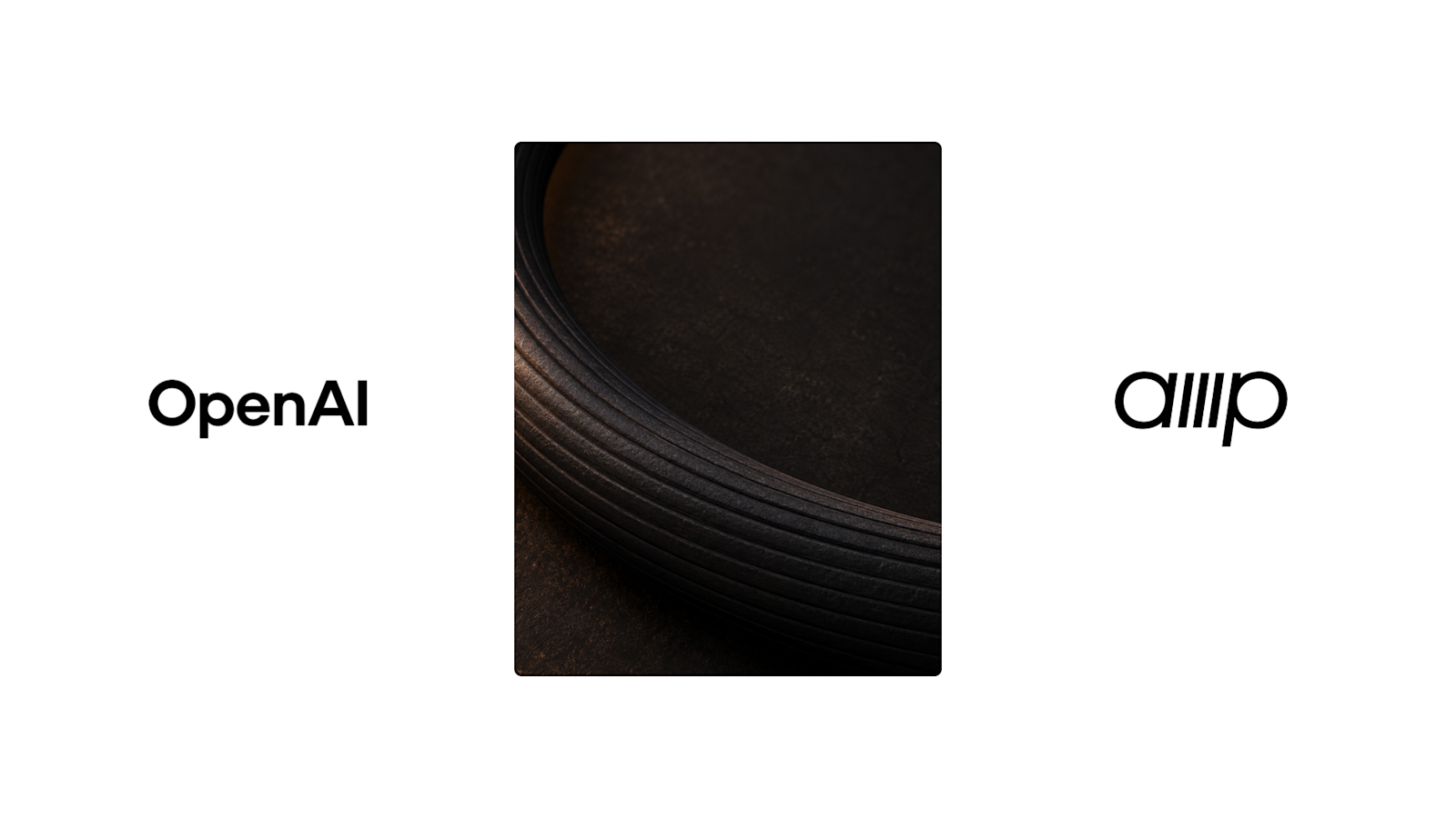 OpenAI and Amp announcement artwork
