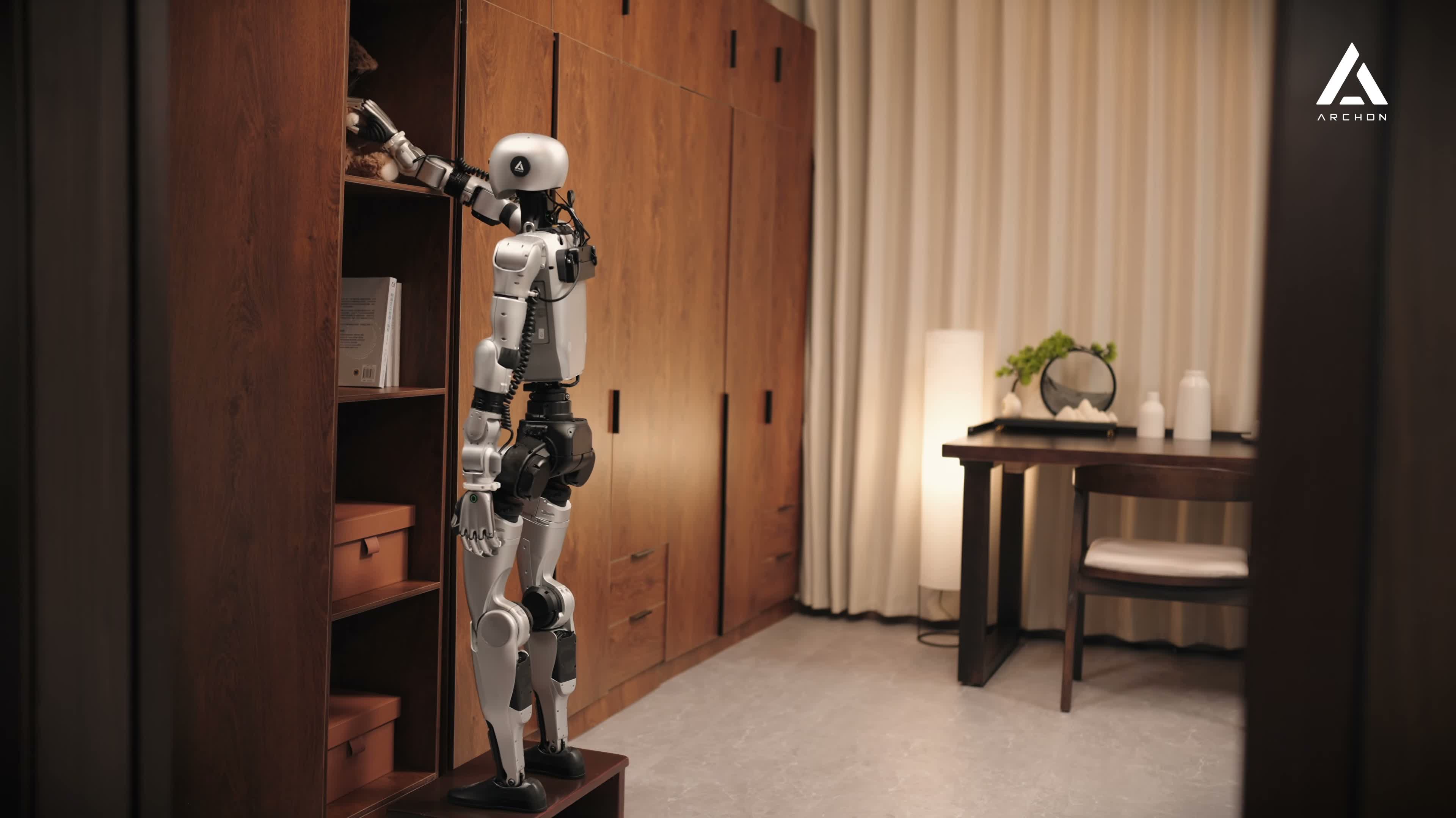Archon Robotics — frame from its publicly linked humanoid demonstration video