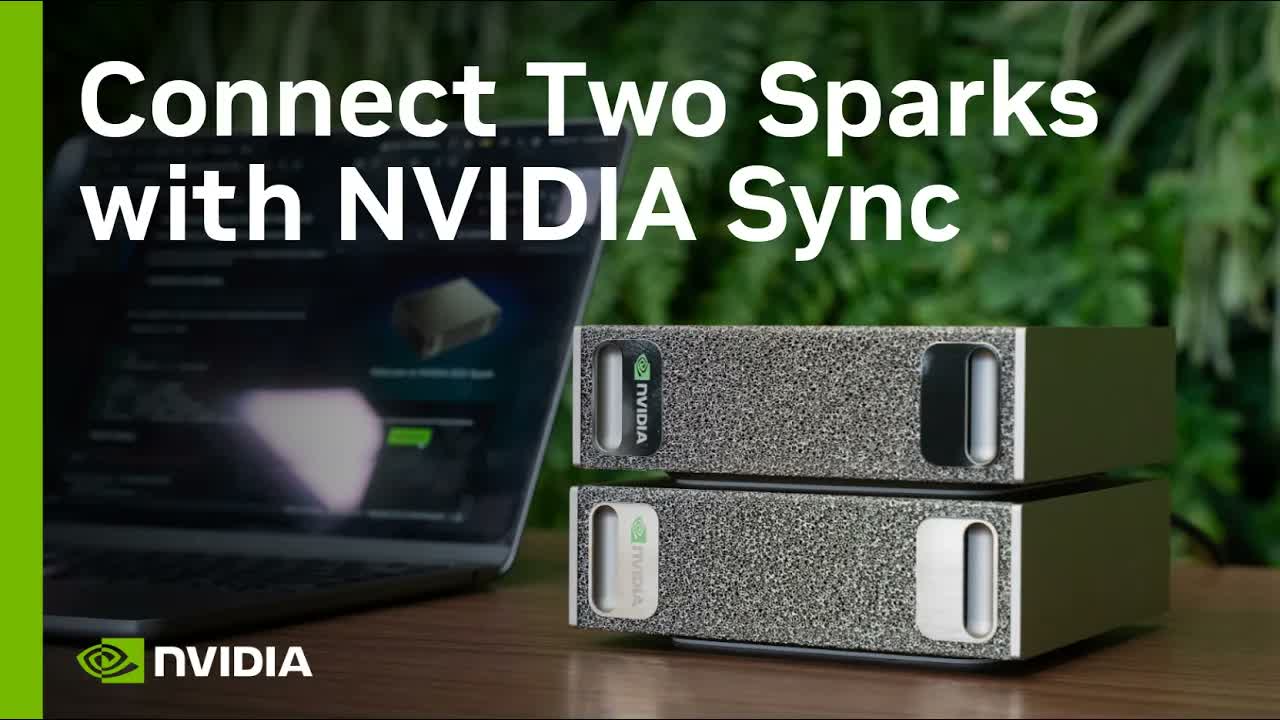 NVIDIA DGX Spark system shown in its official local AI announcement image.