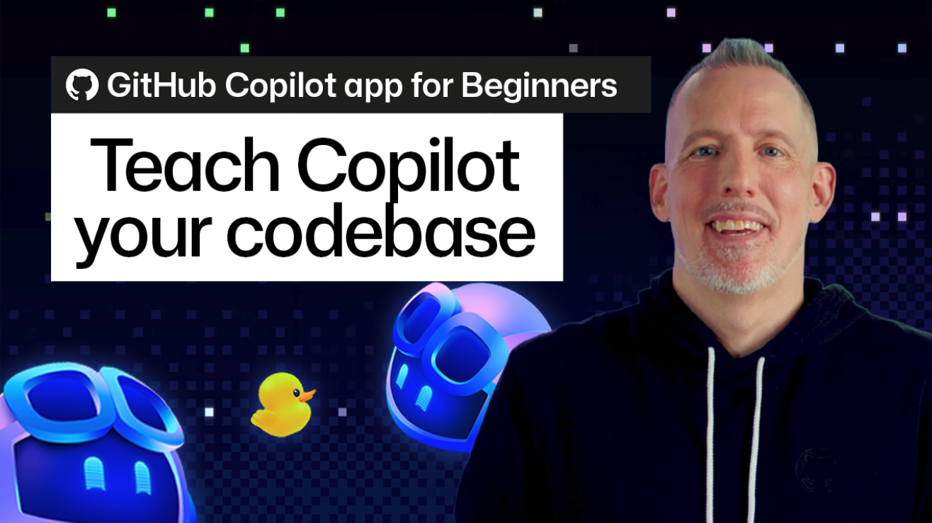 GitHub Blog — Copilot app for Beginners feature image
