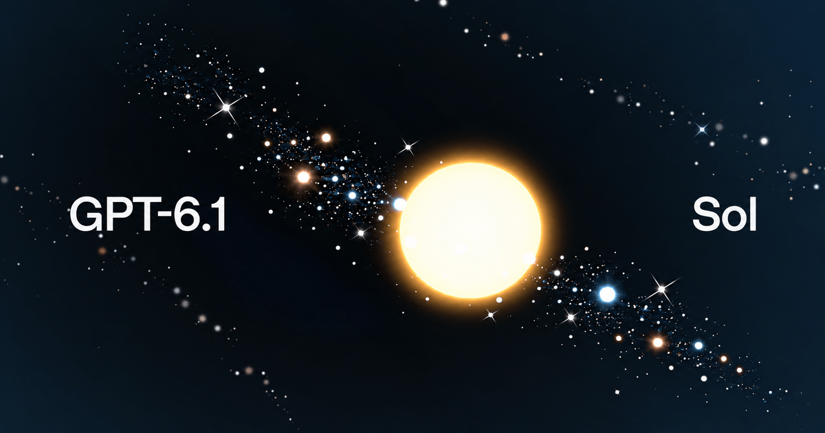 Official GPT-6.1 Sol model artwork from OpenAI’s API documentation.