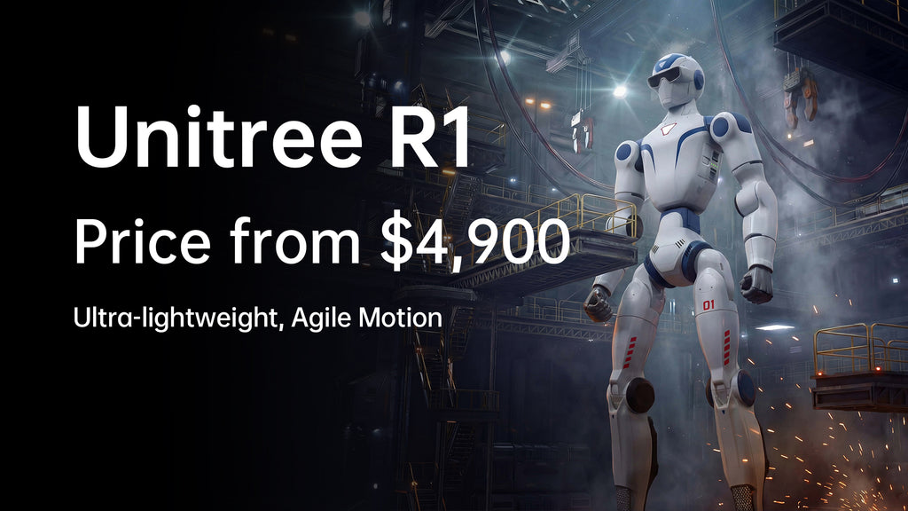 Unitree — official promotional R1 artwork, not an independent real-world test showing the subject discussed in this article.